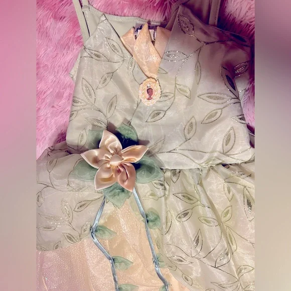 Disney Dresses | Euc Disney Tiana Princess Dress | Color: Green | Size: 10/12 | Claraa87'S Closet